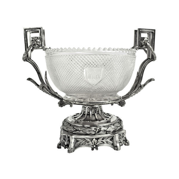 French silvered bronze centerpiece