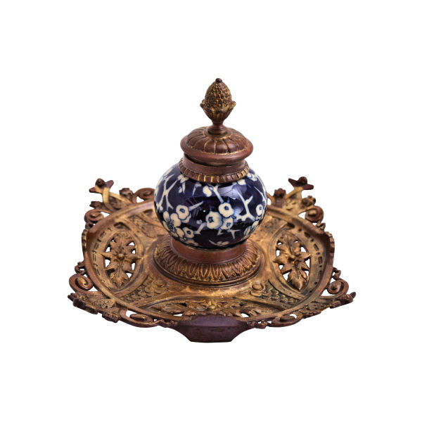 A 19th century English inkwell