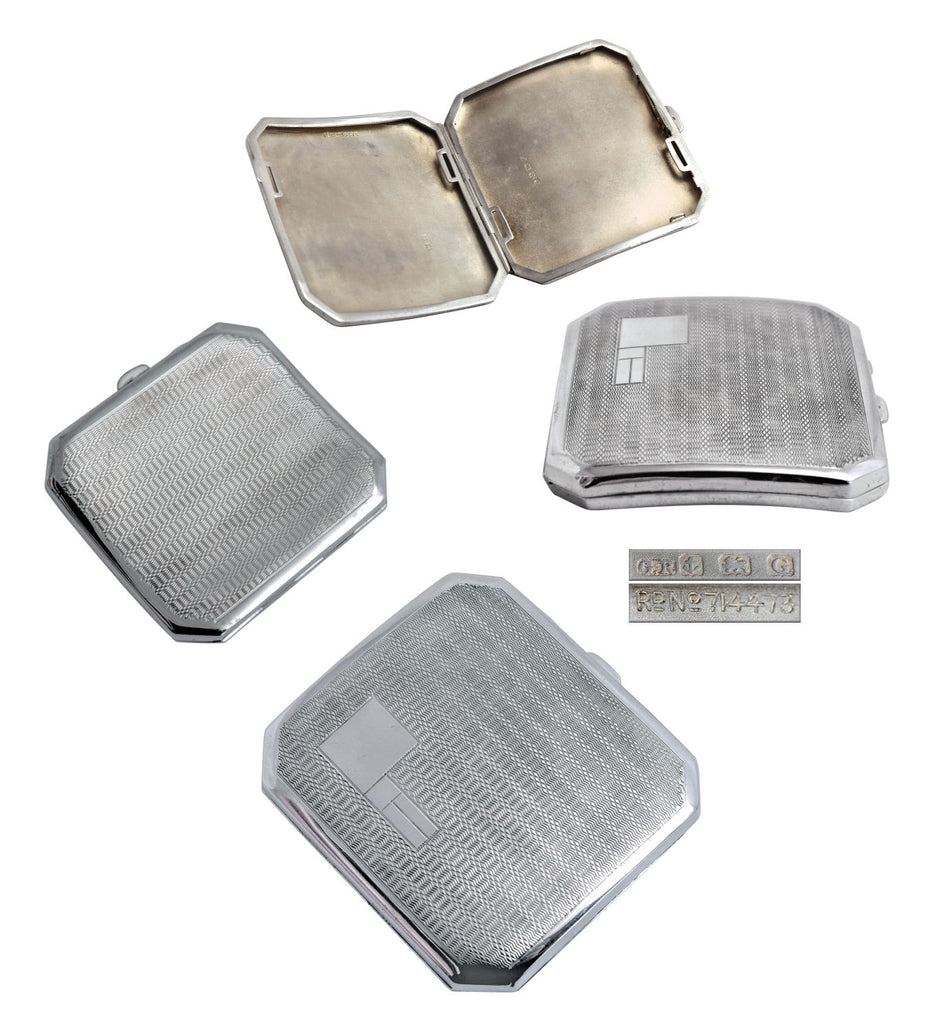 George Randle sterling cigarette case