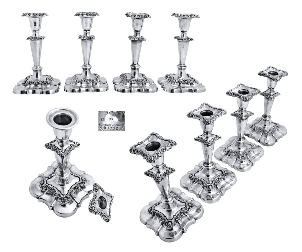 A set of 4 candlesticks by Gorham