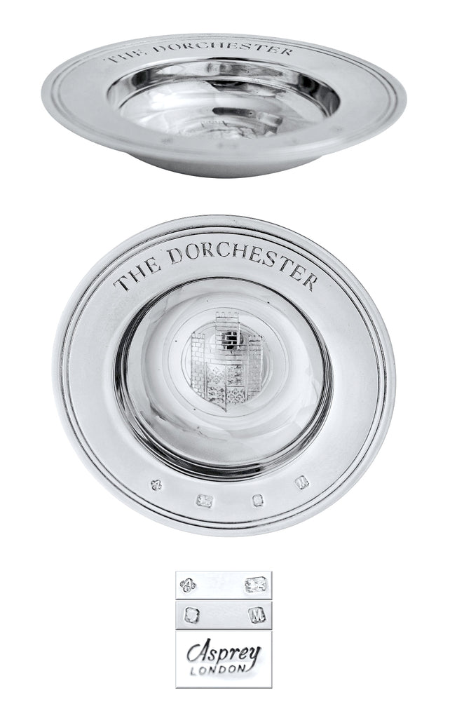 The Dorchester Asprey silver tray