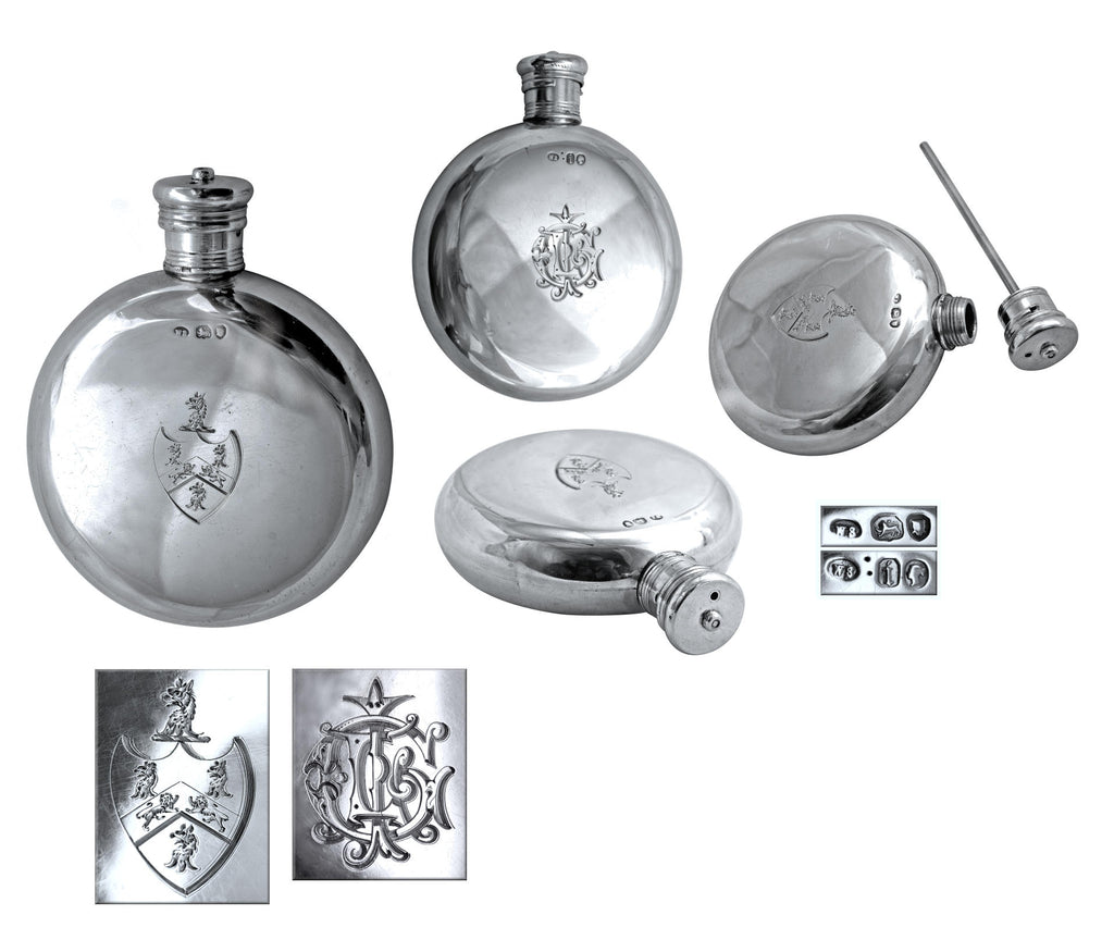 William Summers silver scent flask