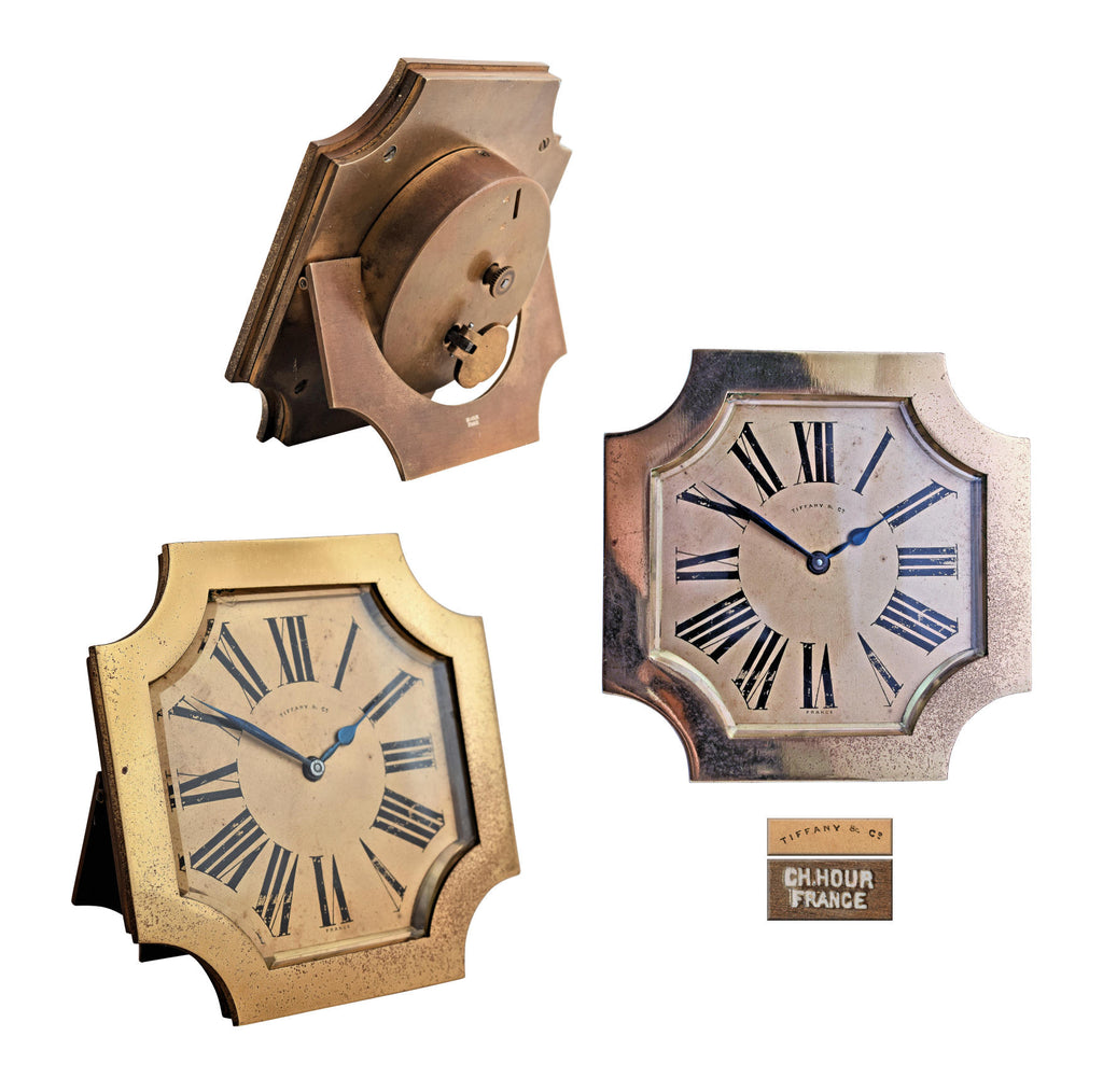 Tiffany & Co easel desk clock