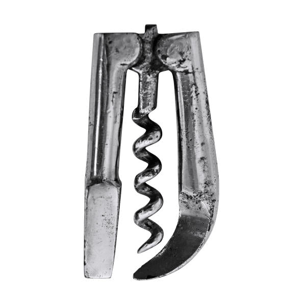 Multi-use pocket corkscrew