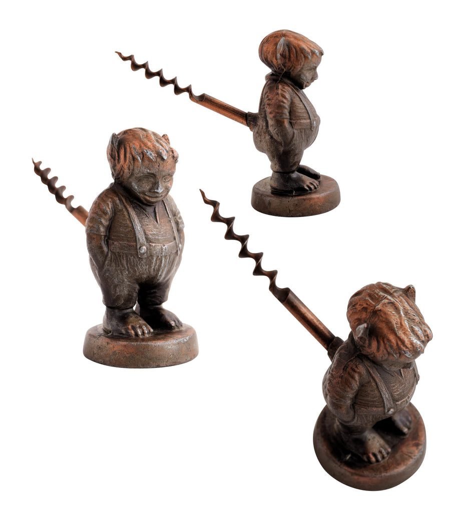 Danish figural corkscrew