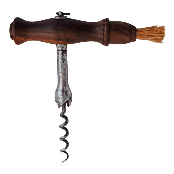 English corkscrew with cork grip