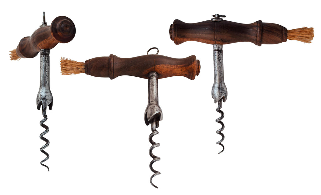 English corkscrew with cork grip