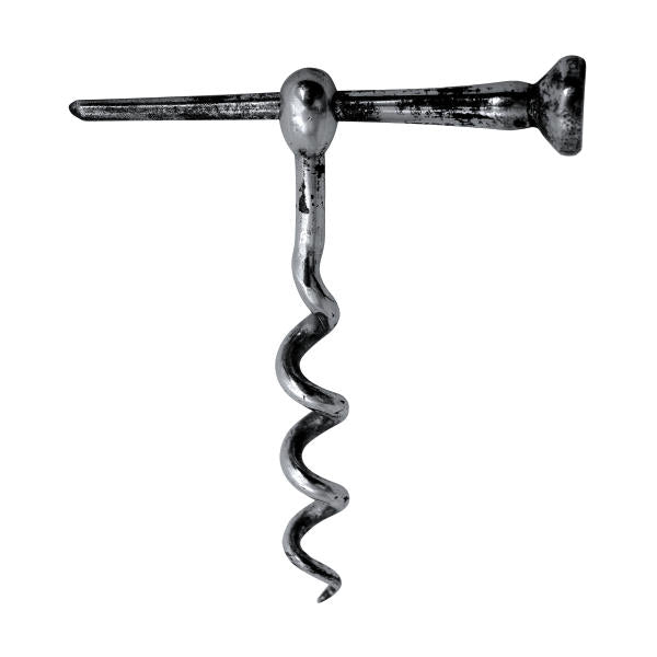 Left-handed peg & worm corkscrew