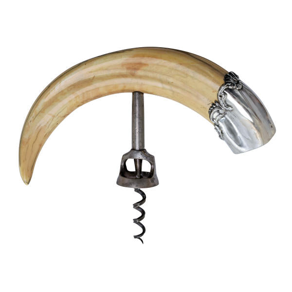 Large tusk handle corkscrew