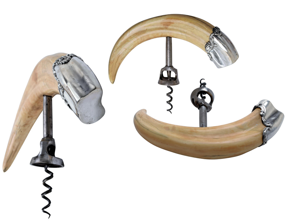 Large tusk handle corkscrew