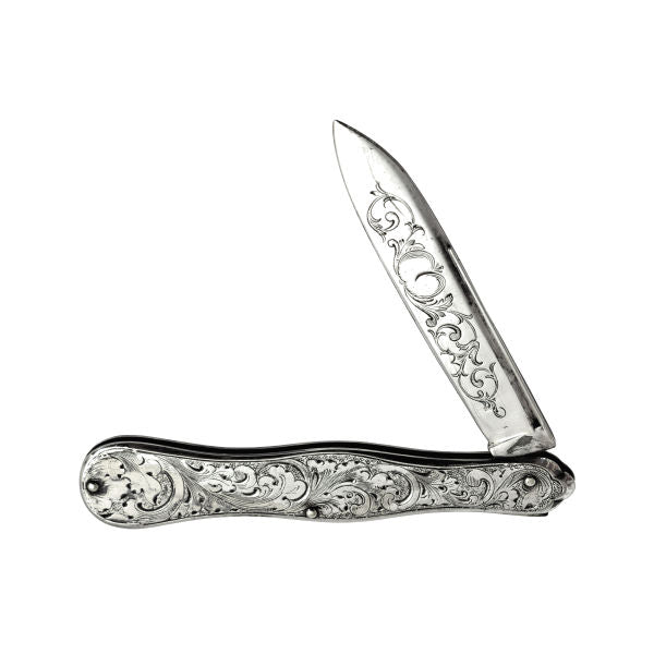 coin silver knife
