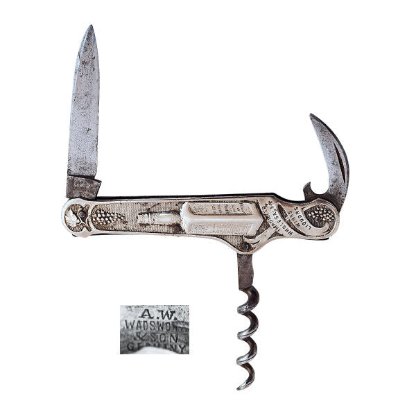 Liquor advertising multiblades knife