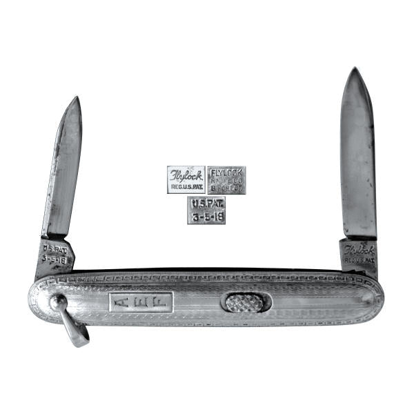 Flylock automatic pen knife