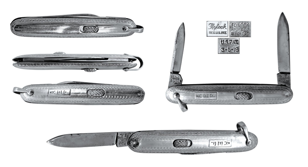Flylock automatic pen knife