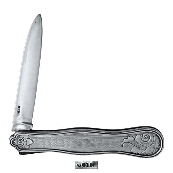 American coin silver fruit knife
