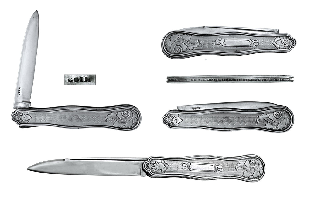American coin silver fruit knife
