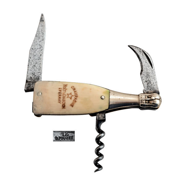 Moet & Chandon figural knife