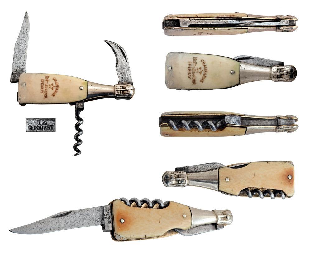 Moet & Chandon figural knife