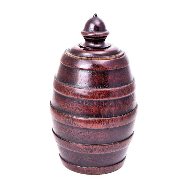 Treen tobacco jar