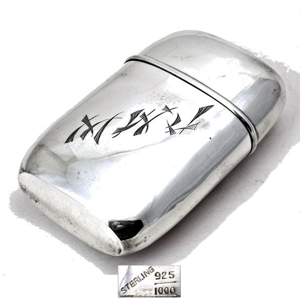 Sterling whiskey flask