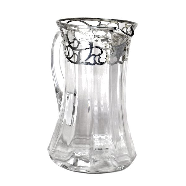 Silver overlay pitcher