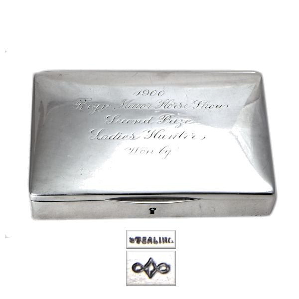 Sterling silver box