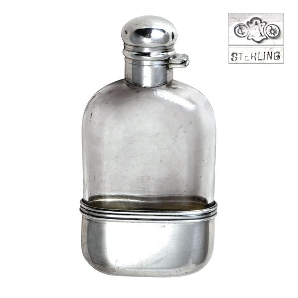 Sterling whiskey flask