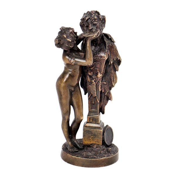 Nymph & Bacchus bronze
