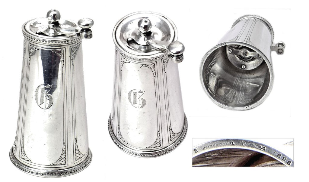 Silver peppermill