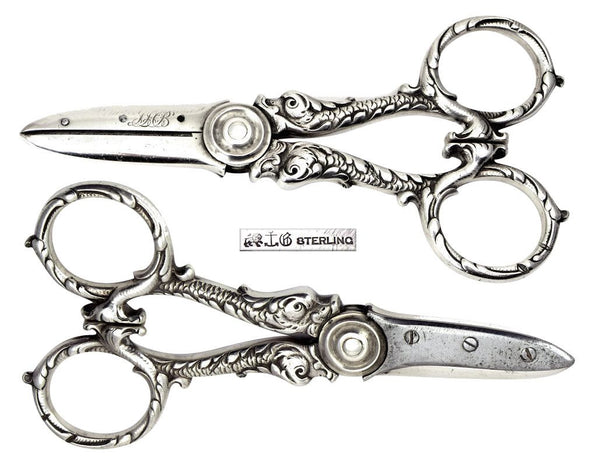 Gorham silver grape shears