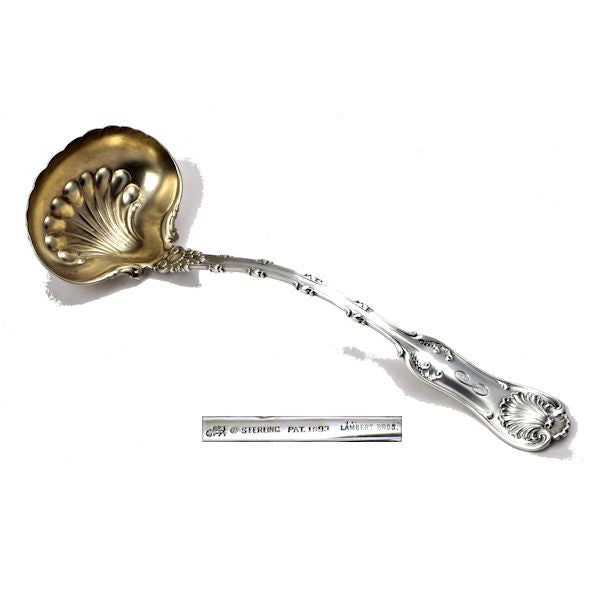 Whiting silver ladle