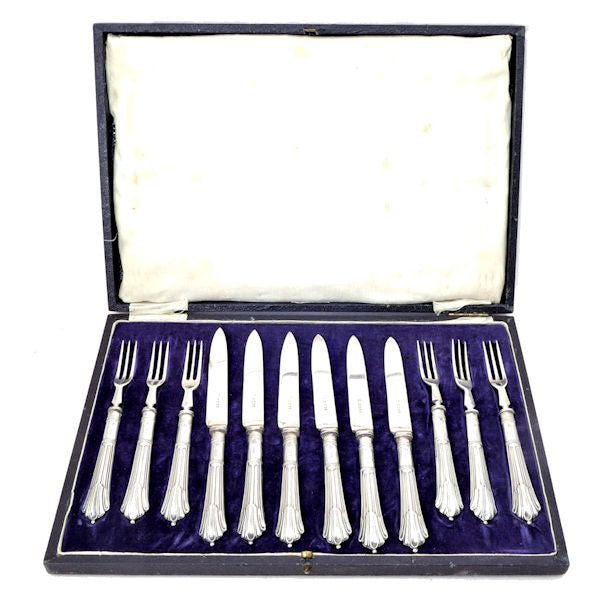 Sheffield dessert set