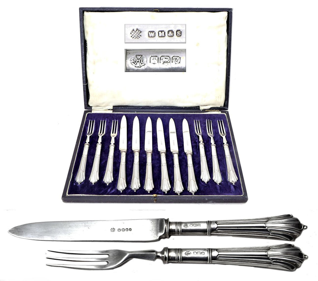 Sheffield dessert set