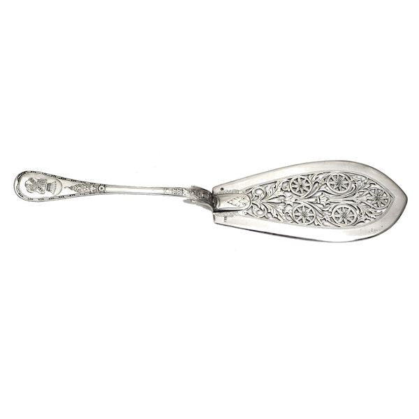 Silver cake server