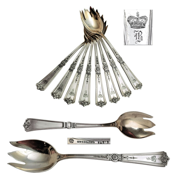 William B. Durgin silver ice cream forks