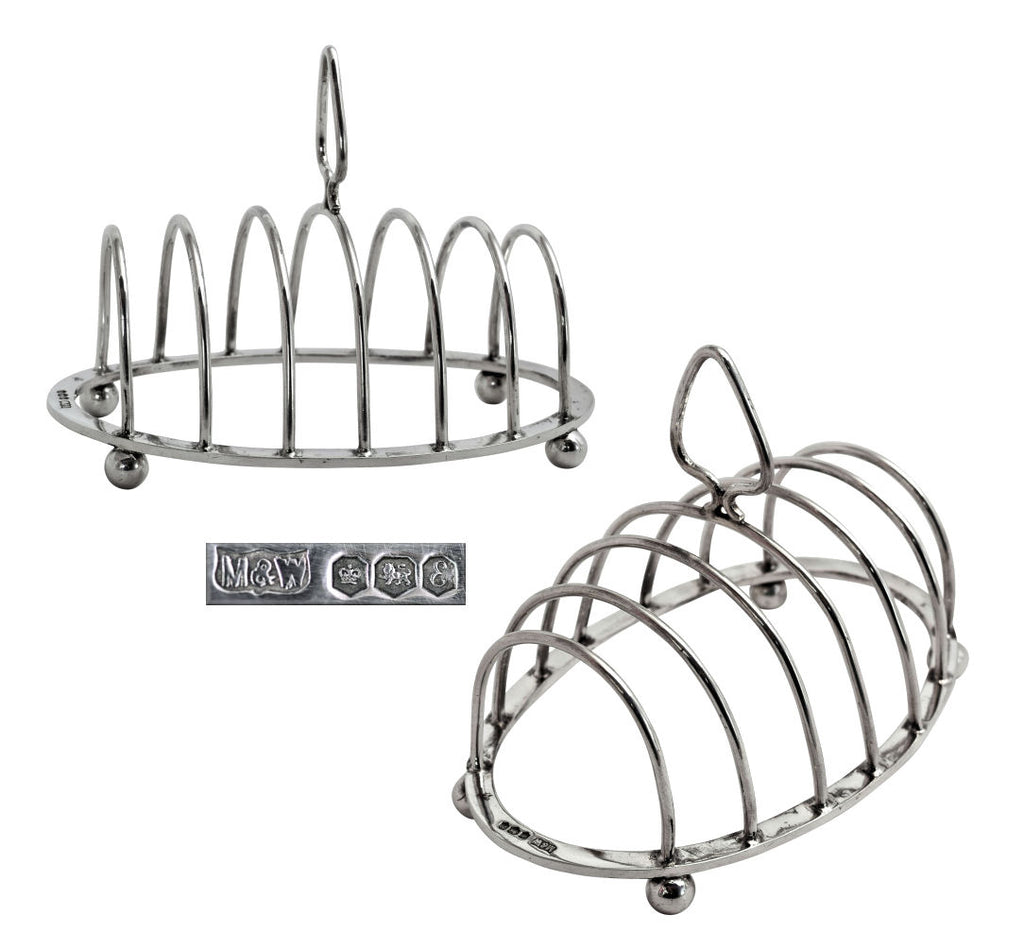 Mappin & Webb silver toast rack