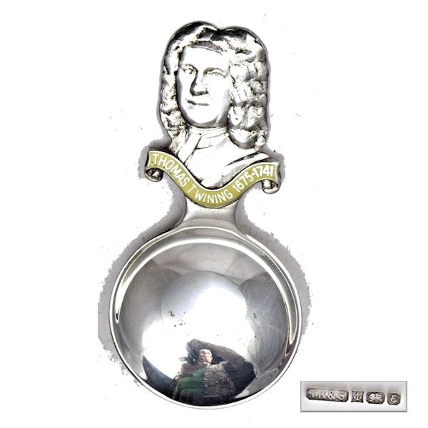 Twinings silver tea caddy spoon