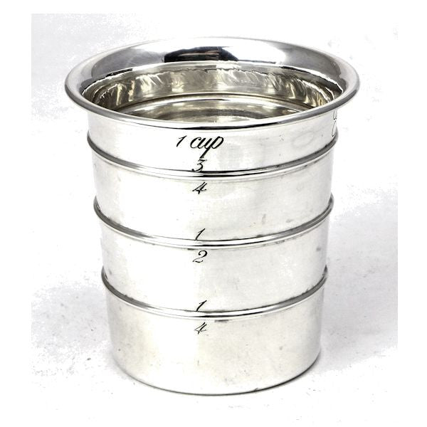 Sterling silver cup measure