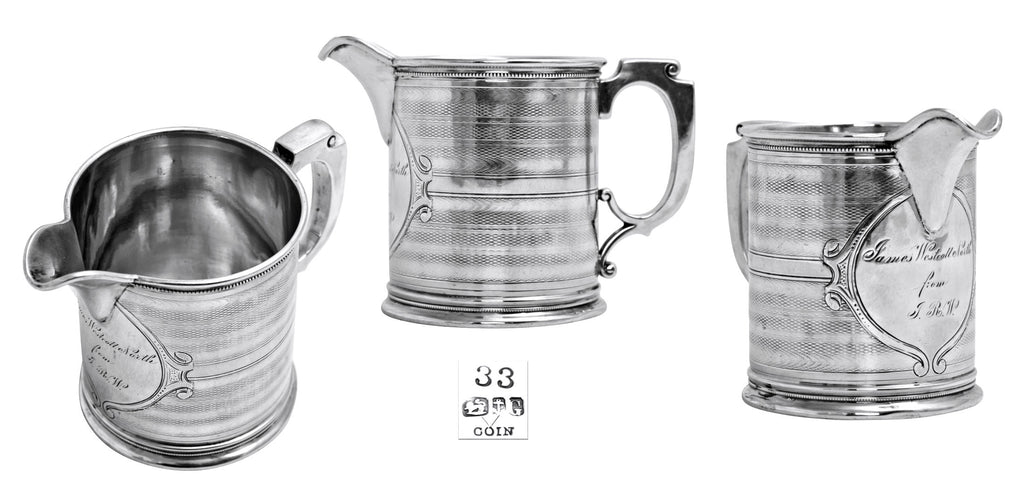 Gorham coin silver creamer