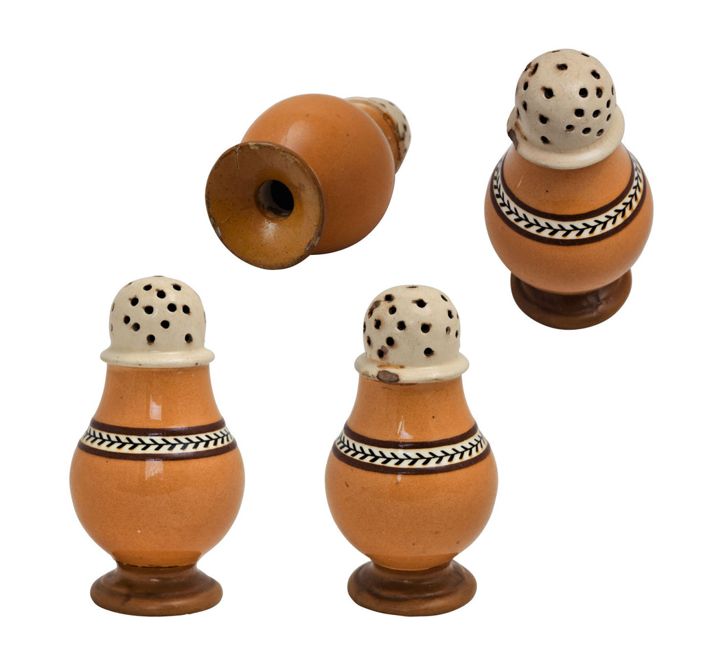 English mochaware pepper pot
