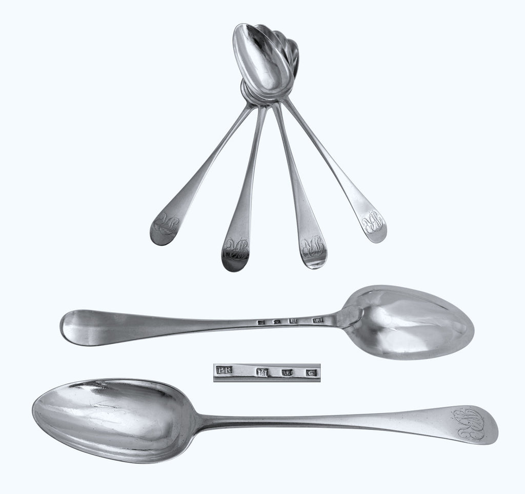Patrick Robertson Georgian silver spoons