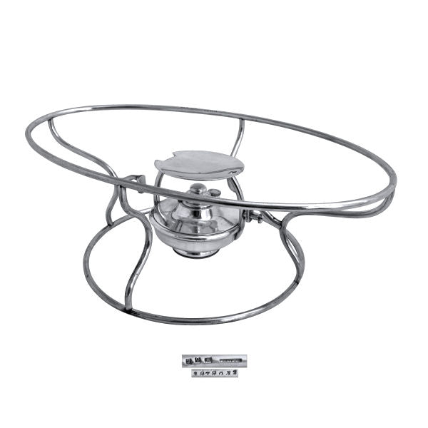 Christofle reversible chafing stand