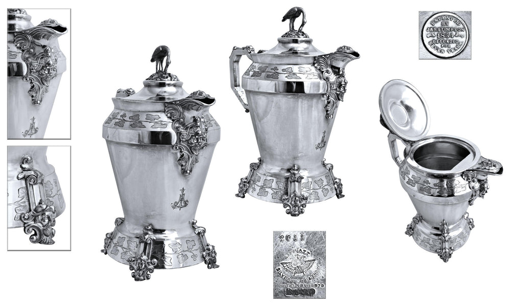 19th Century ice water pitcher