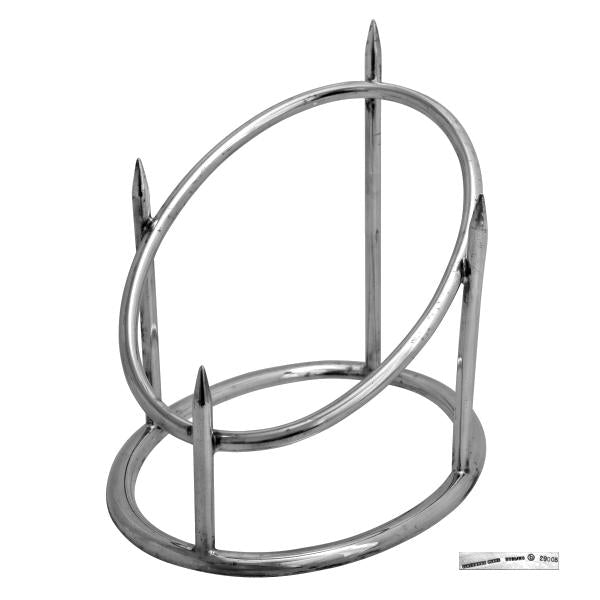 English silver plated ham carving stand