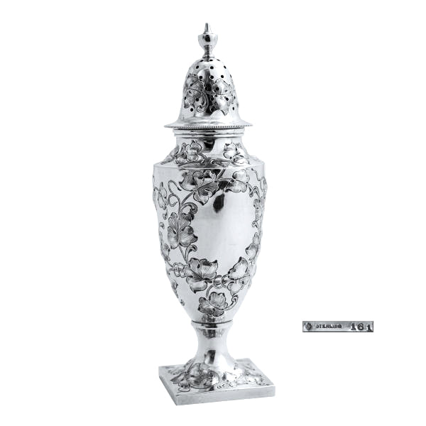 Davis & Galt silver sugar caster