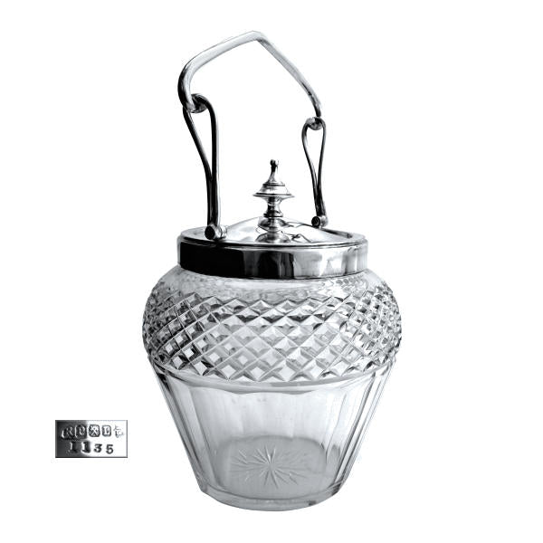 Robert Pringle & Co. biscuit barrel