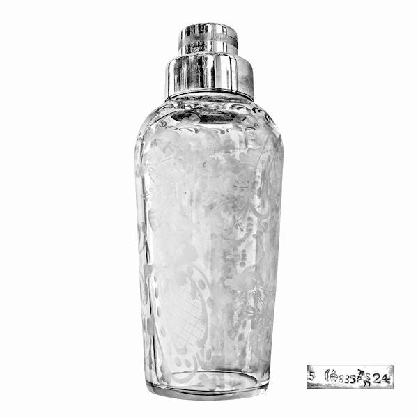 German silver cocktail shaker