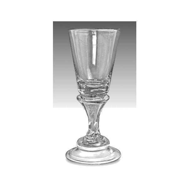 Georgian balustroid wine glass
