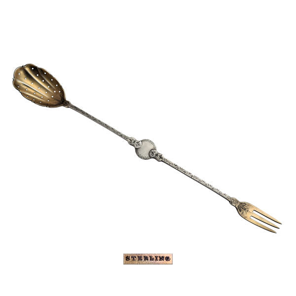Sterling silver olive spoon