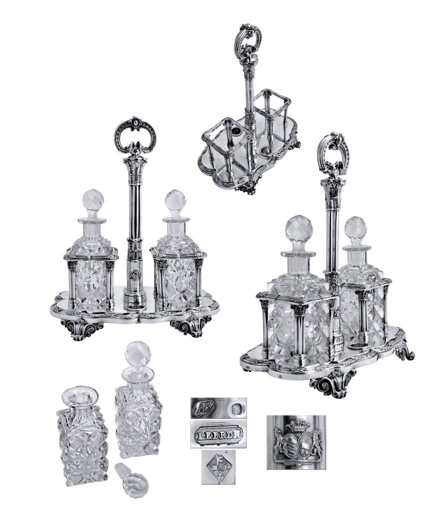 Marc Augustin Lebrun silver decanter set